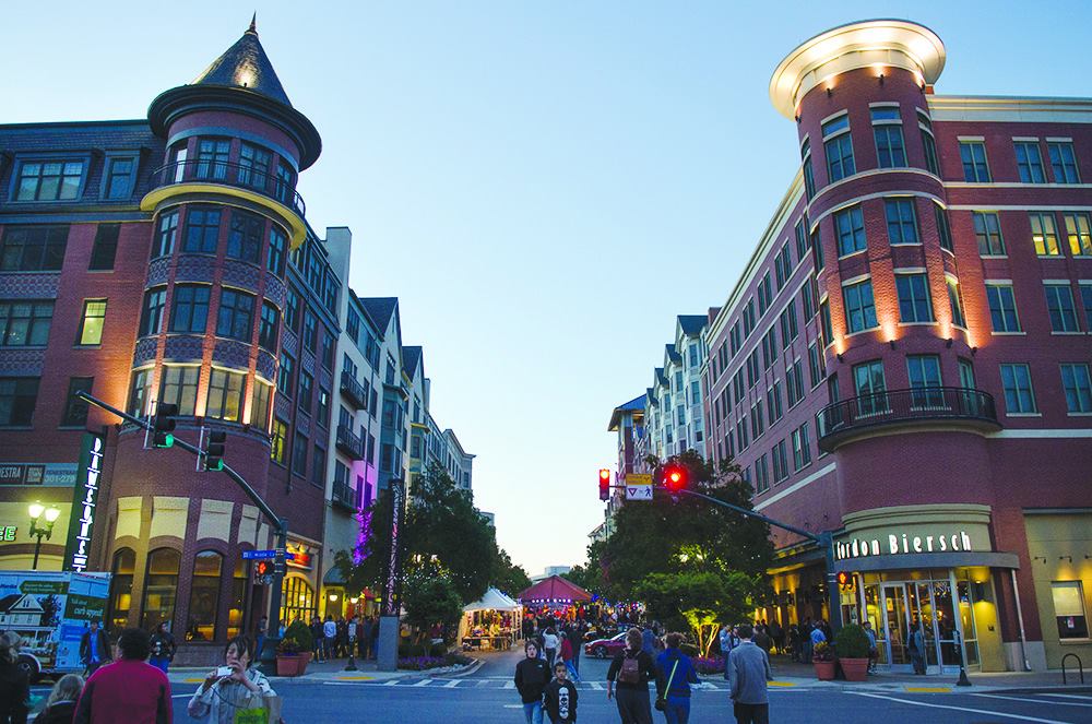 Downtown Rockville, Maryland.