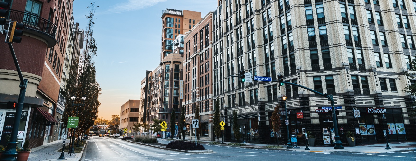 Downtown Rockville, Maryland.